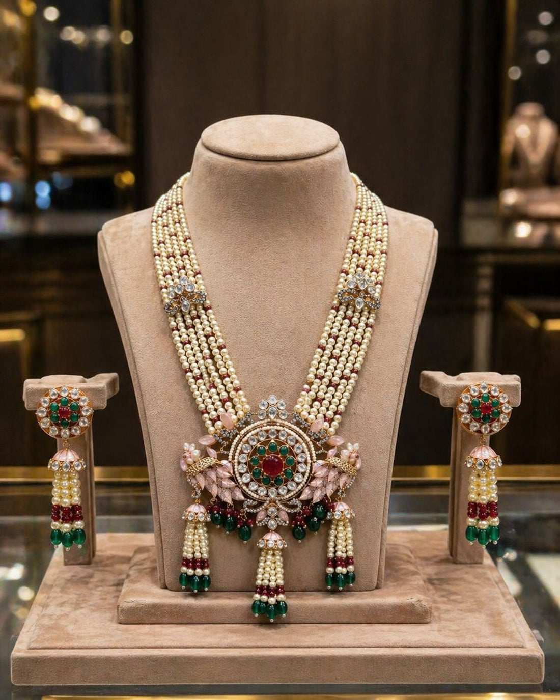Ruhira Long Necklace Set