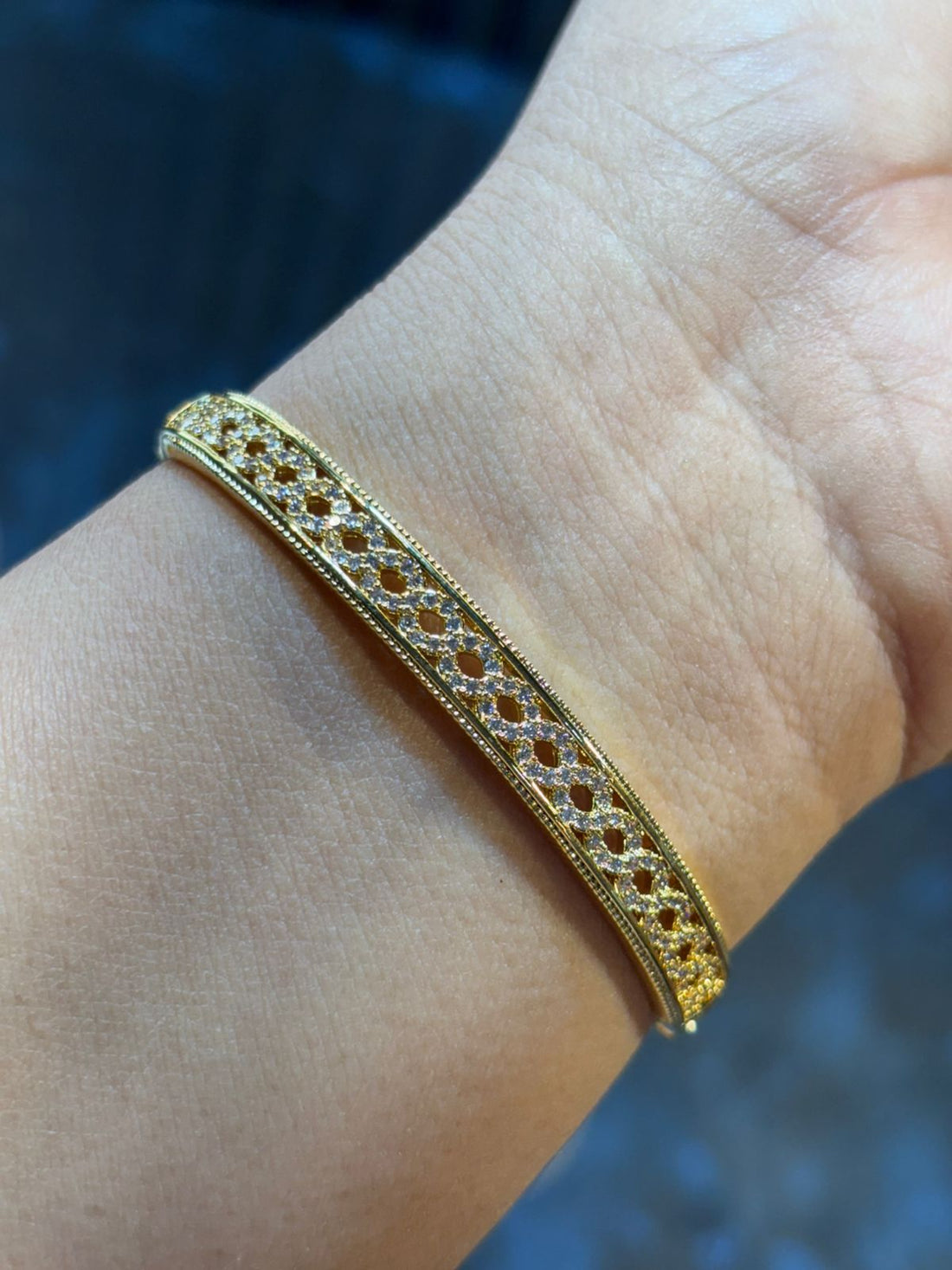 Classic Wave Diamond Bracelet