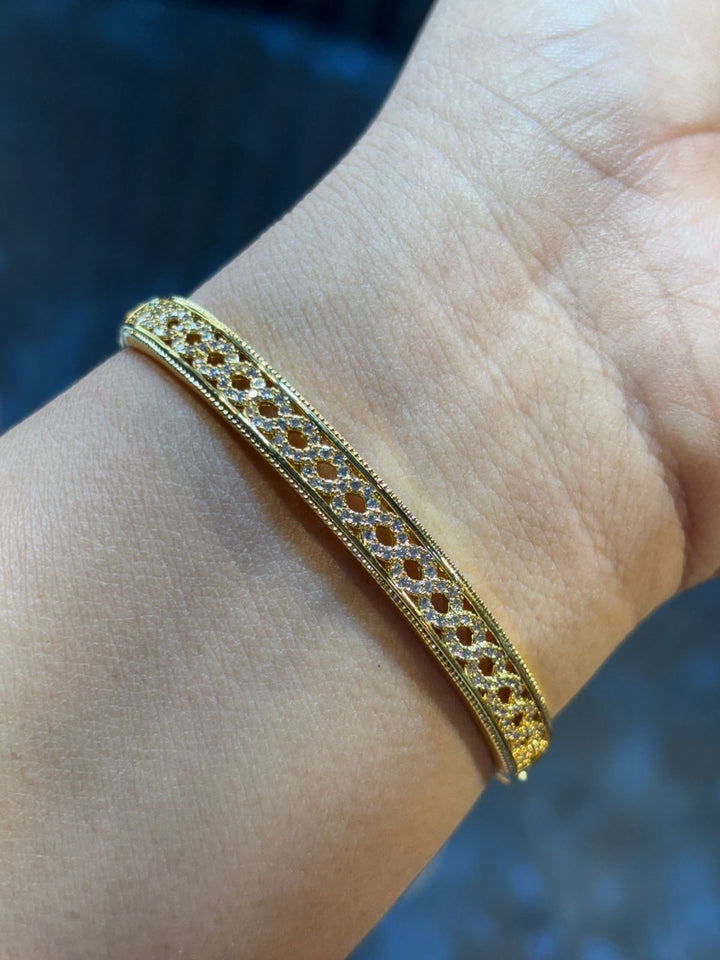 Classic Wave Diamond Bracelet