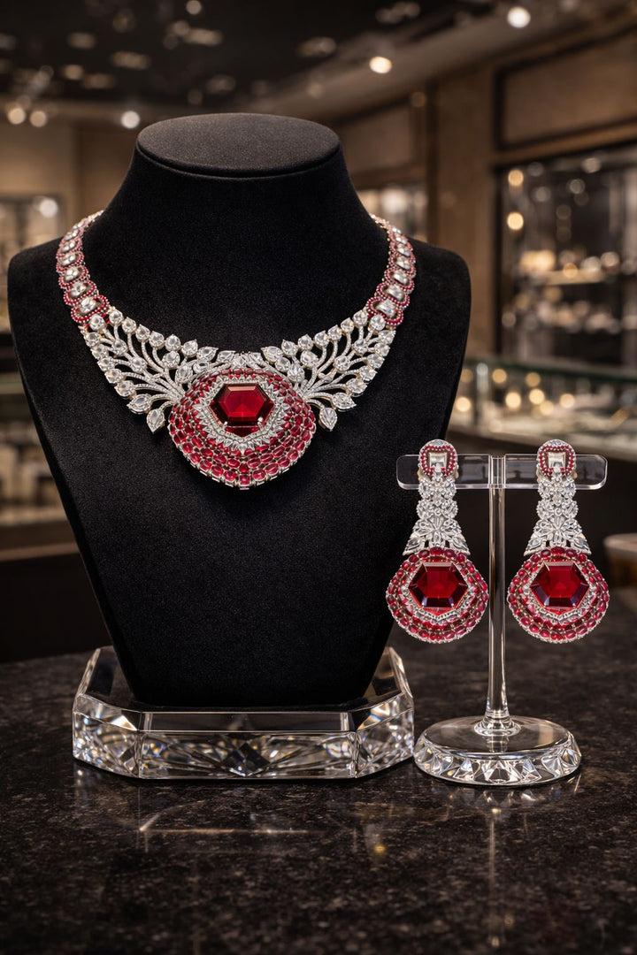 Velvet Ruby Luxe Necklace Set