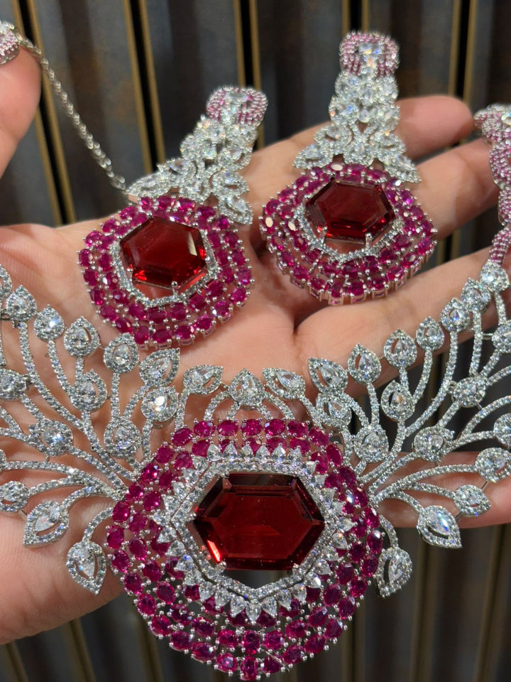 Velvet Ruby Luxe Necklace Set