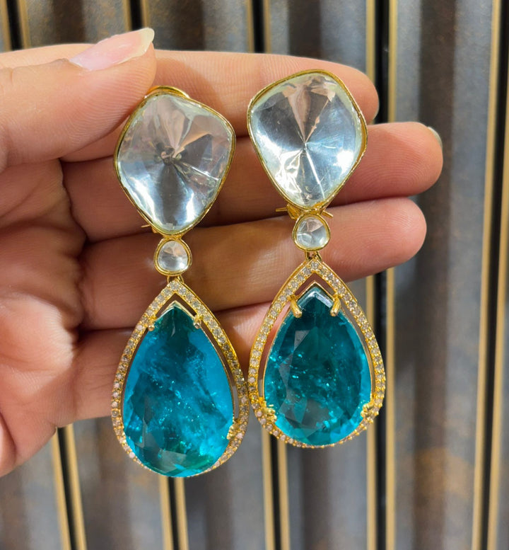 Teal Signature Drop Choker Set