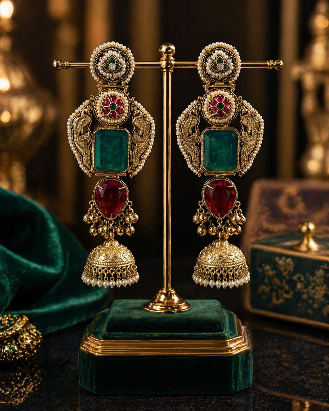 Zehra Luxe Jhumkas