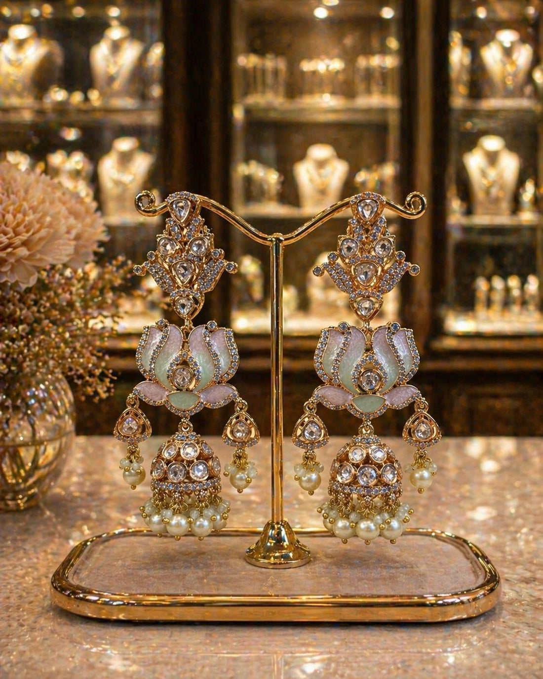 Lumina Fleur Jhumkas