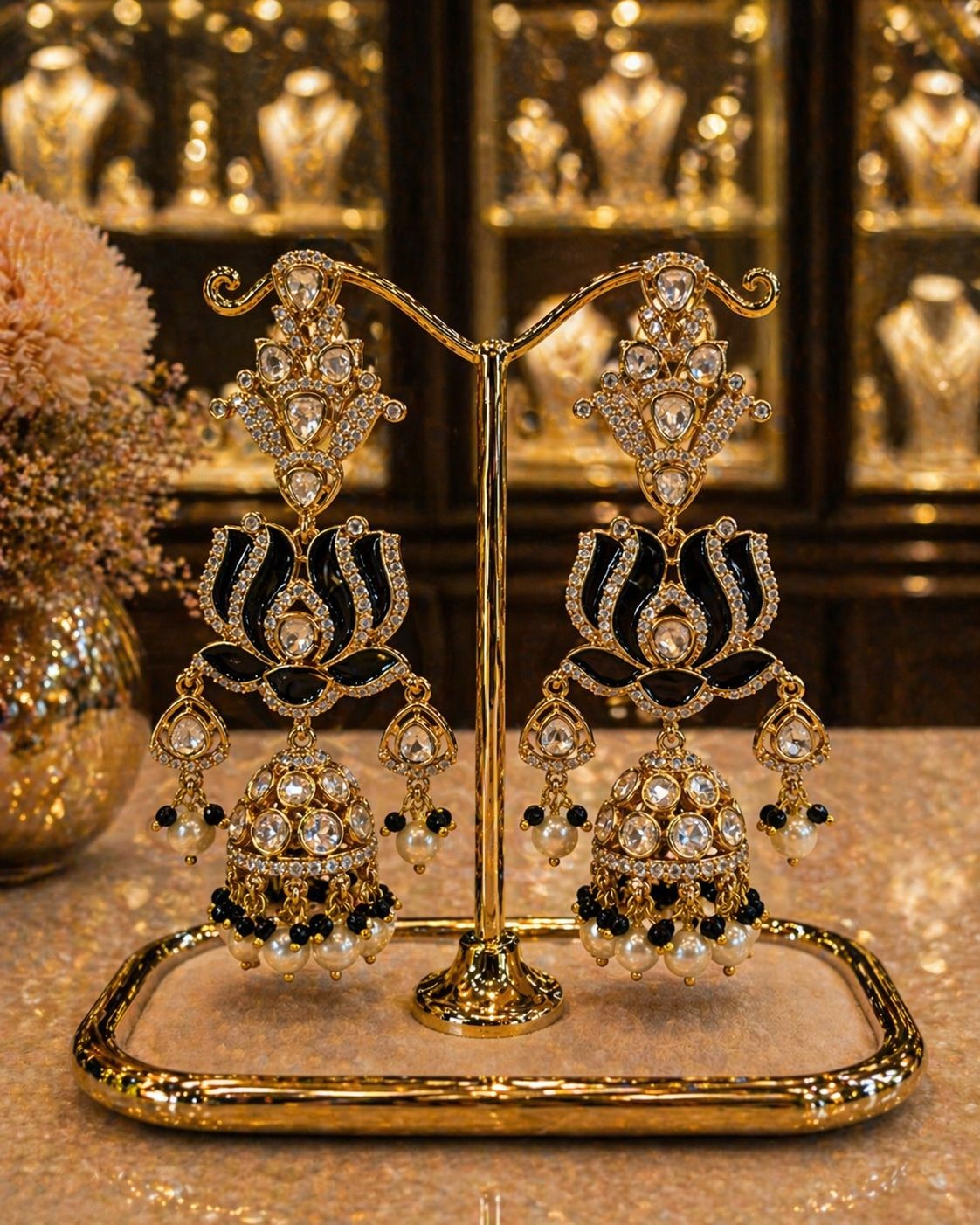 Lumina Fleur Jhumkas