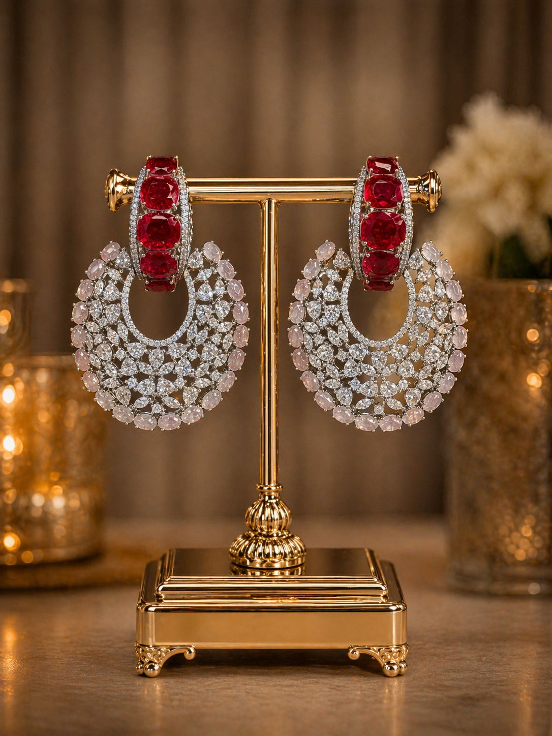 Dazzling Celestial Cascade Earrings