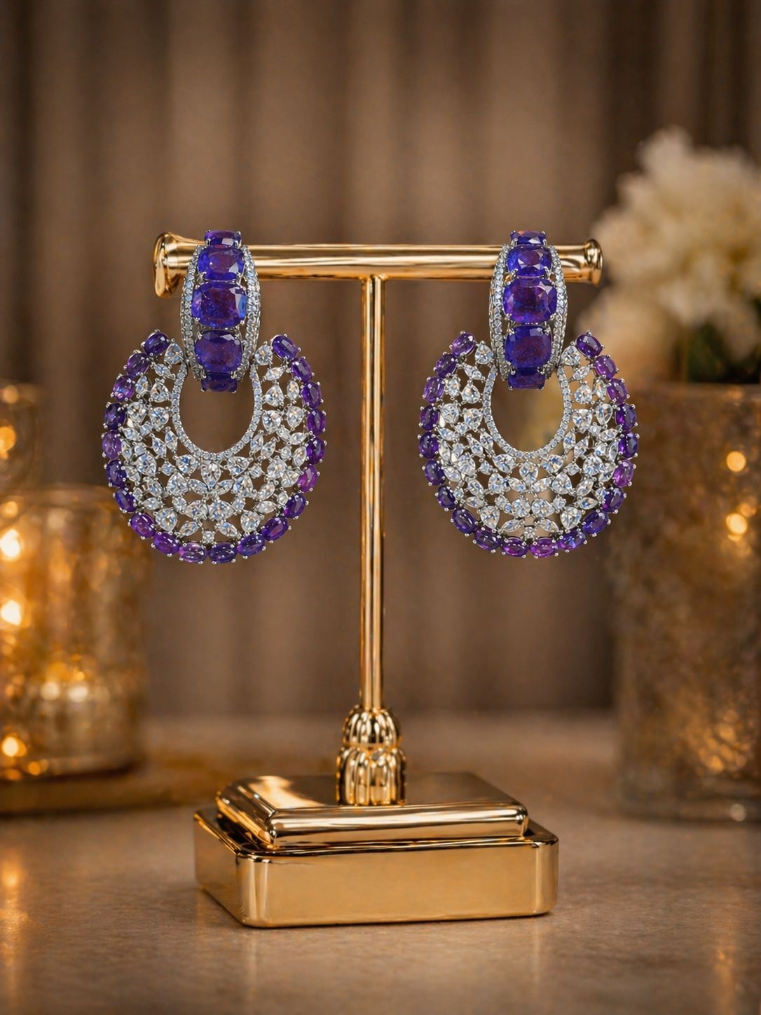 Dazzling Celestial Cascade Earrings