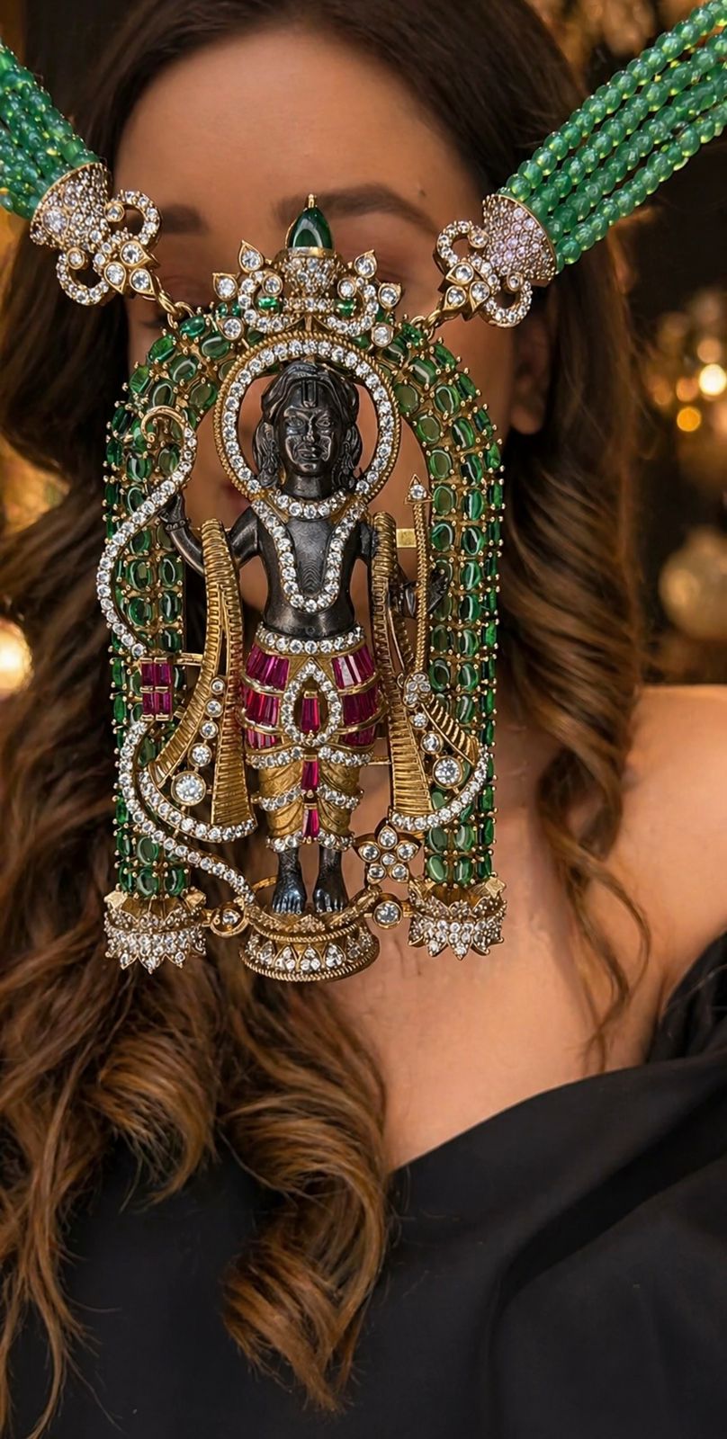 Ram Darbar Divine Long Necklace Set