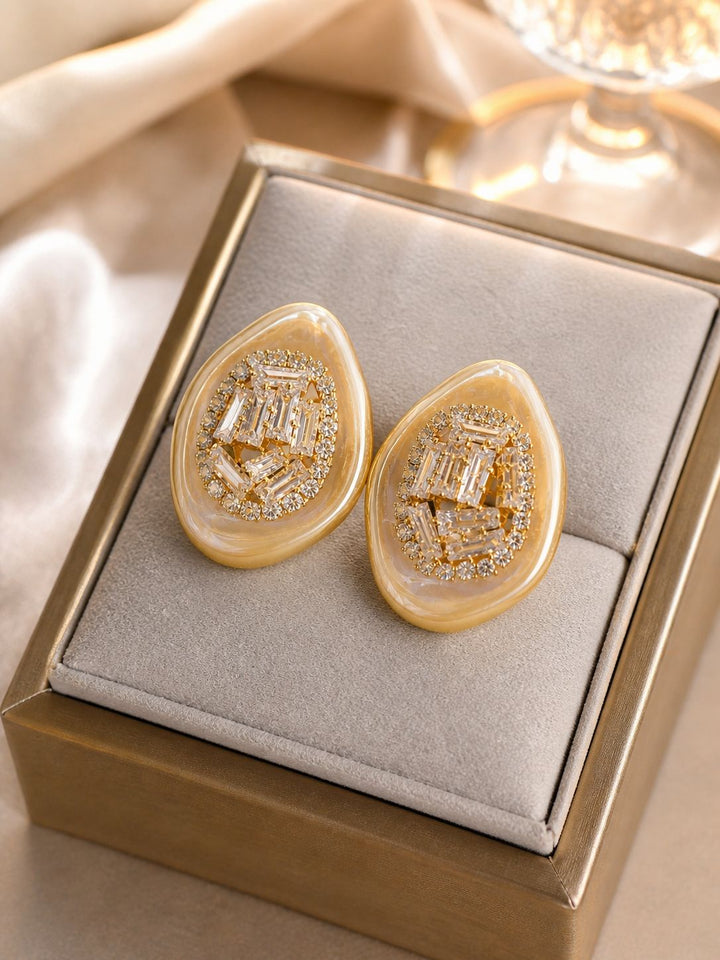 Golden Halo Studs