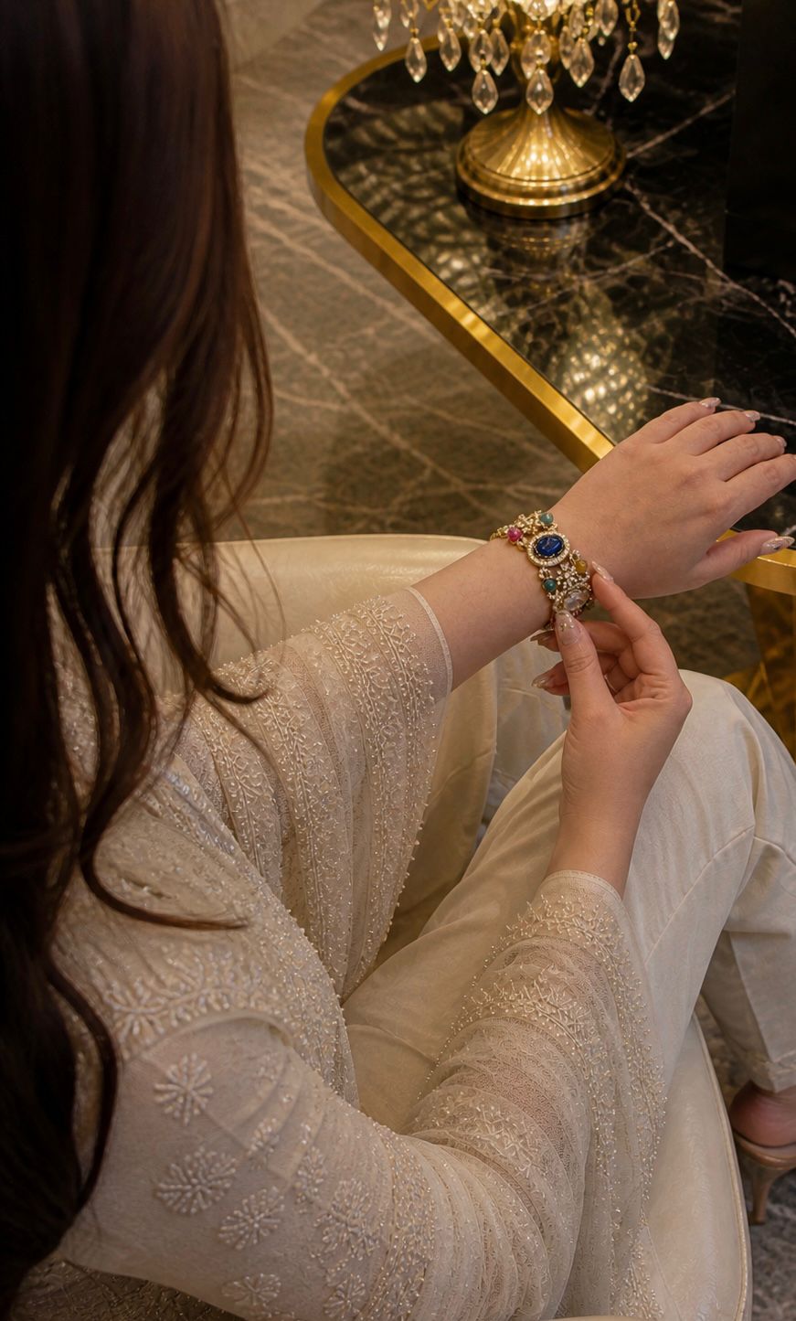 Royal Vintage Navratna Bracelet