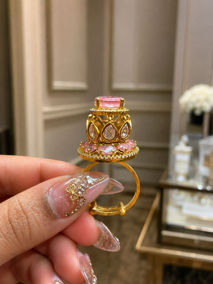 Tira Treasure Polki Ring