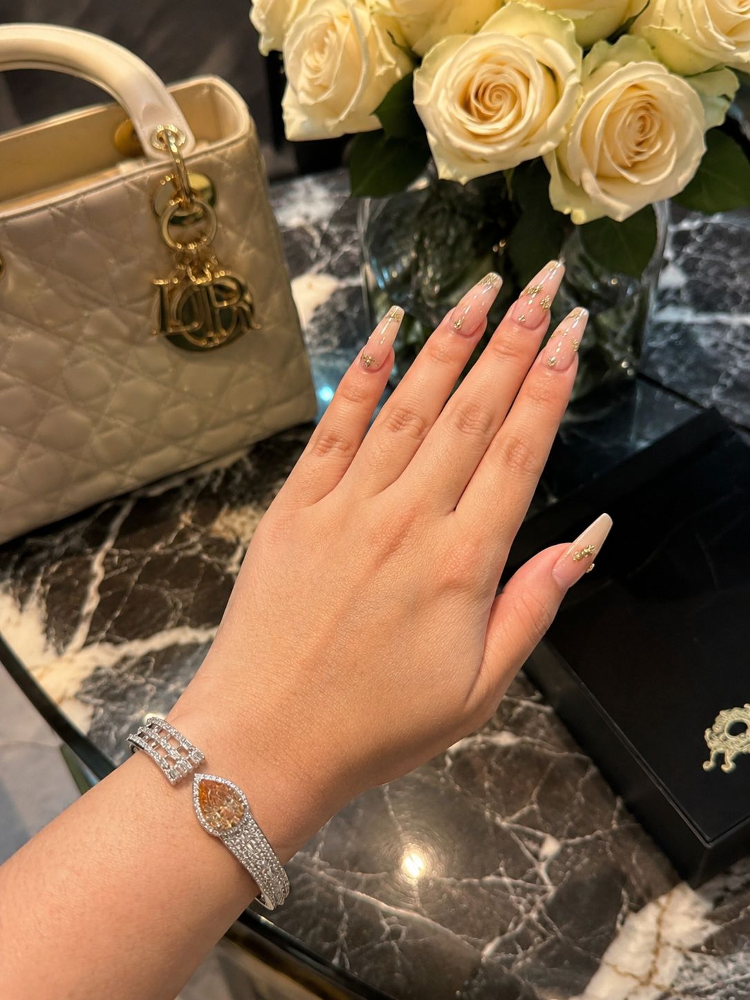 Diamond Dew Cuff Bracelet