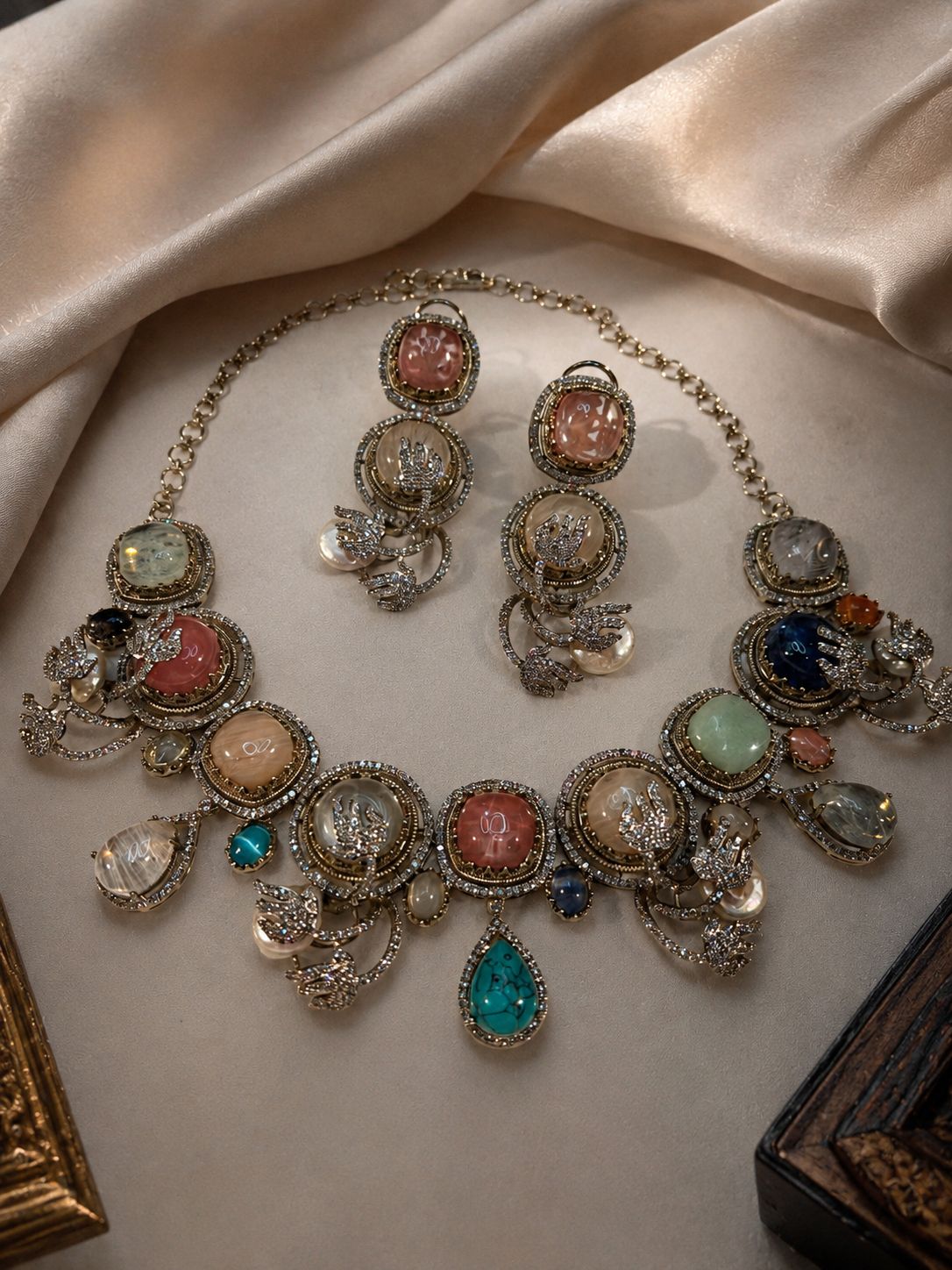 Sabyasachi Inspired Vintage Luxe Necklace Set