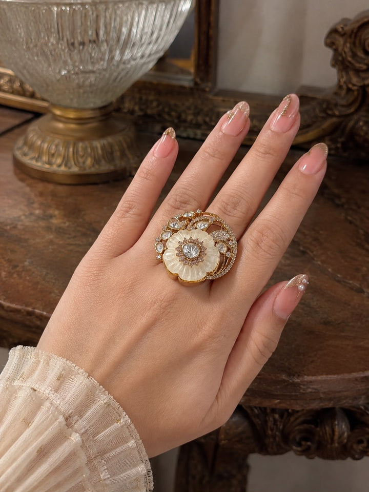 Pearl Petal Ring