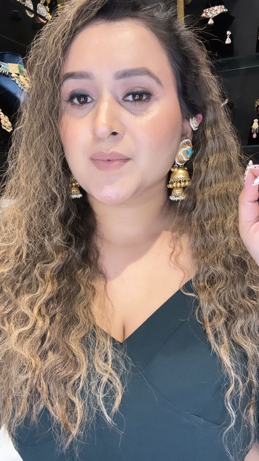 Aarini Ear Cuff Jhumkas