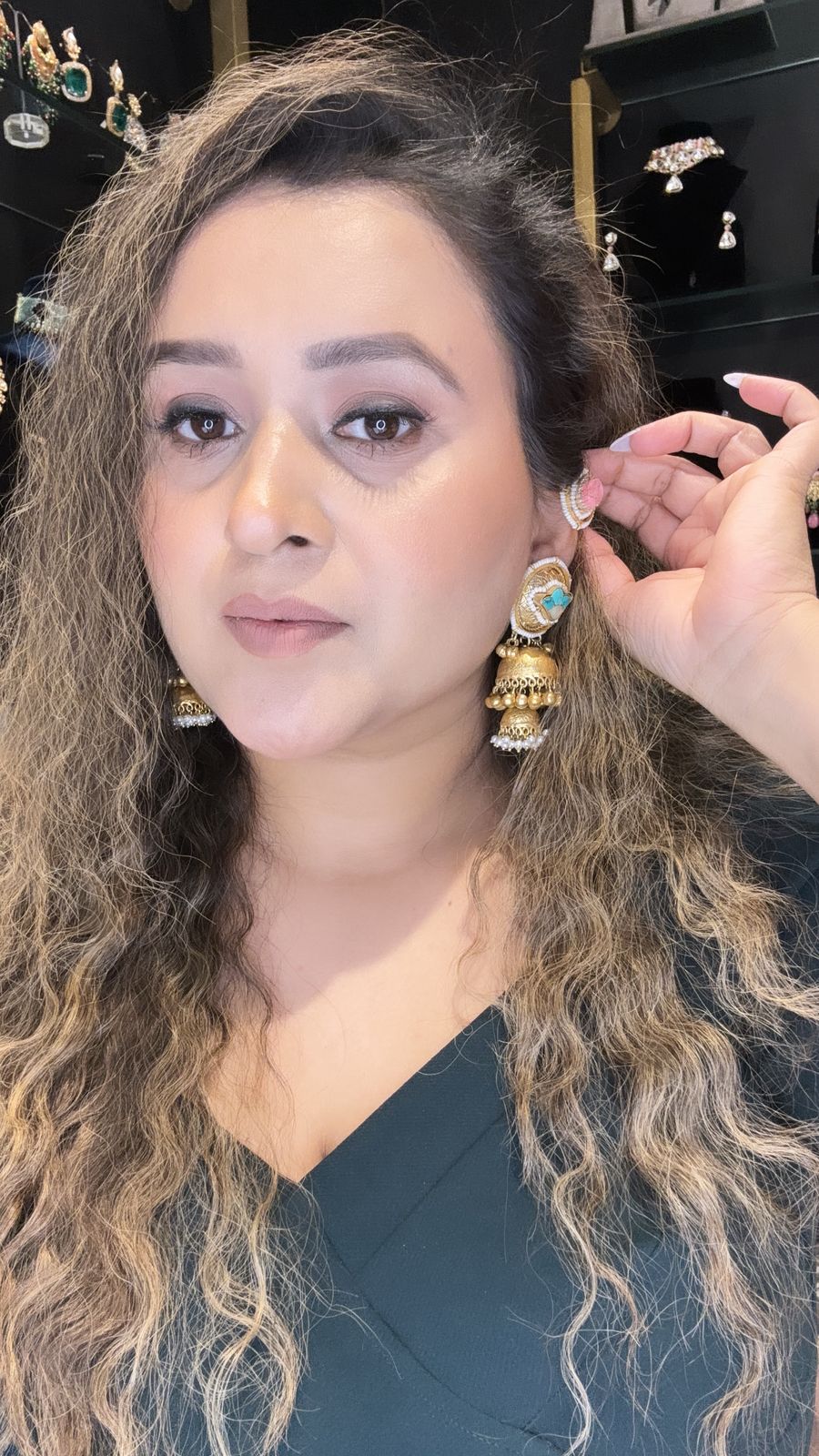 Aarini Ear Cuff Jhumkas