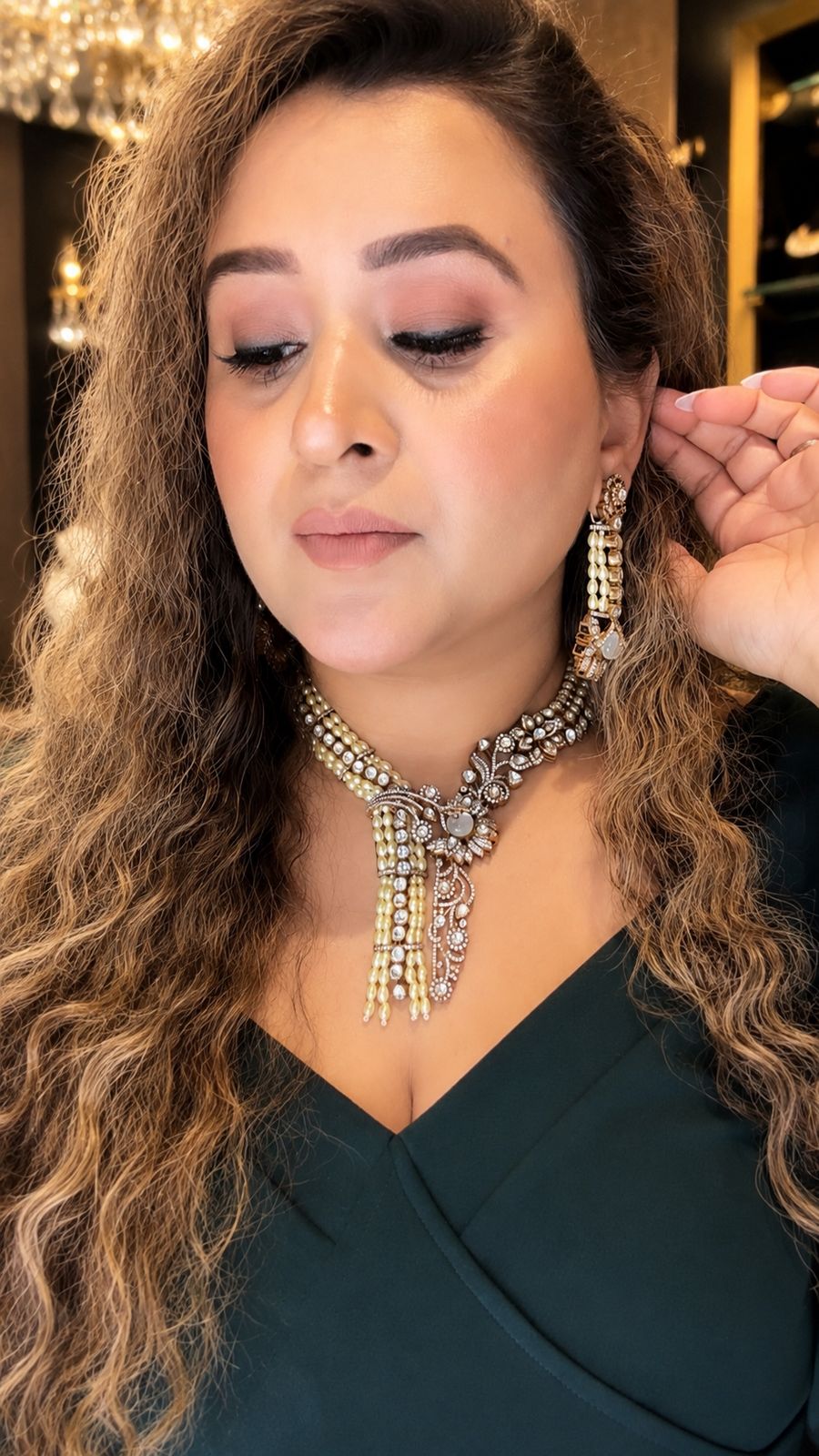 TISHYA Designer Necklace Set