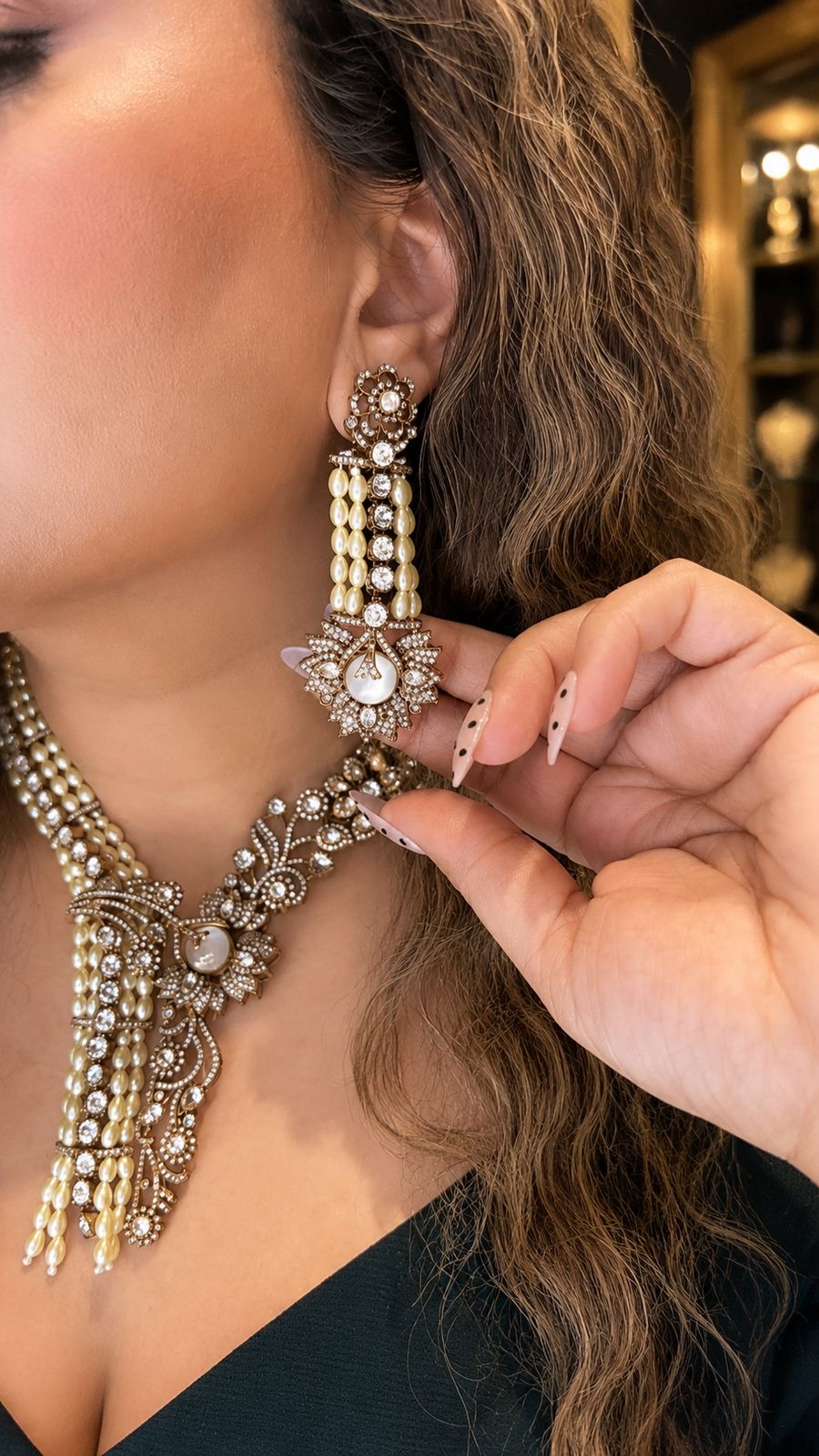 TISHYA Designer Necklace Set