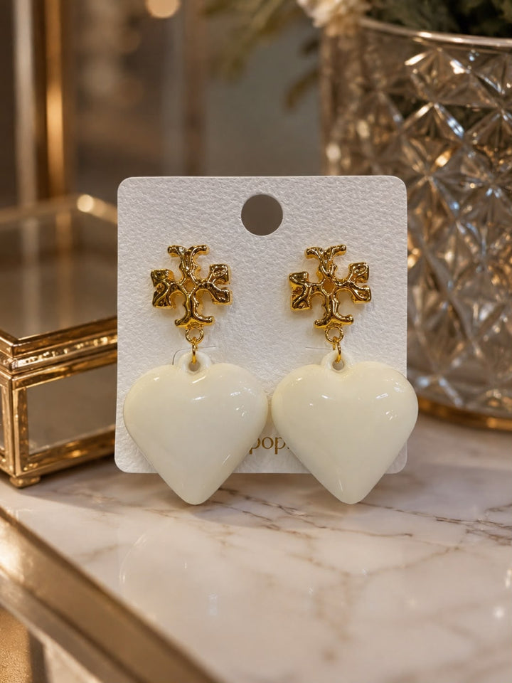 Tessa Heart Earrings