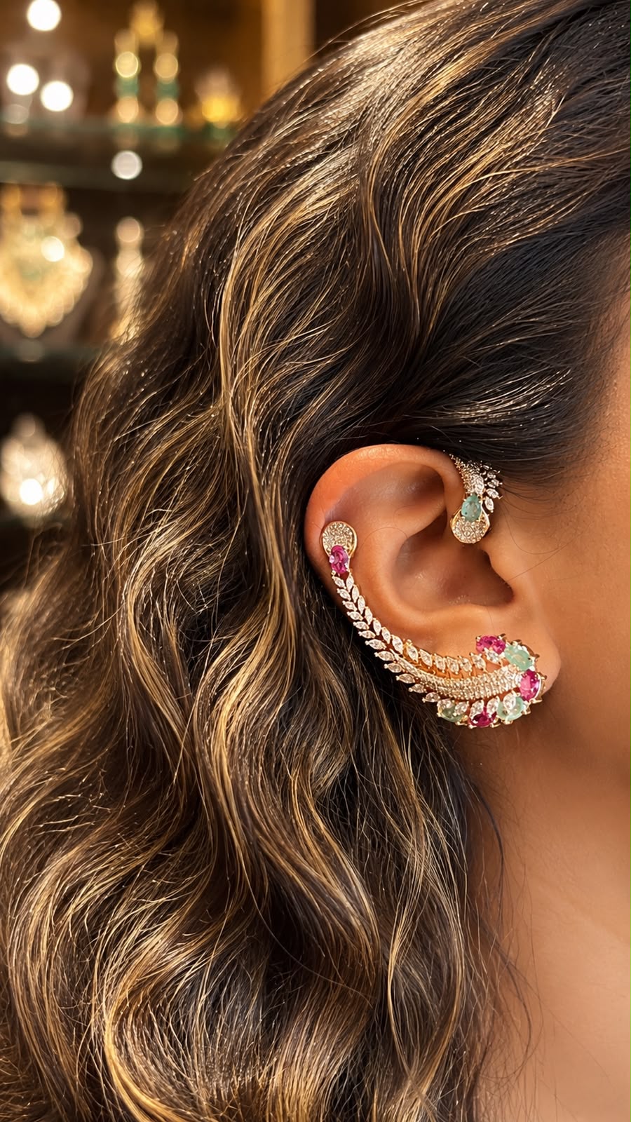 Blush Mint Ear Cuff