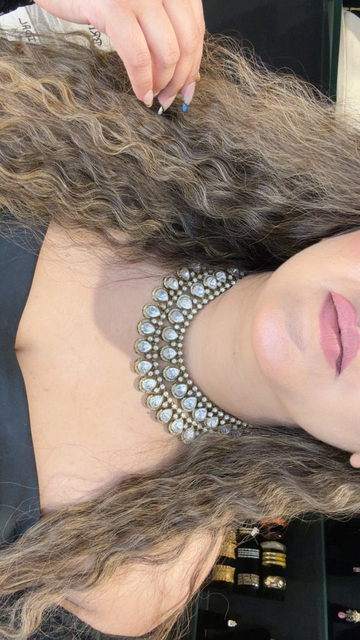 Double Layer Royal Necklace Set