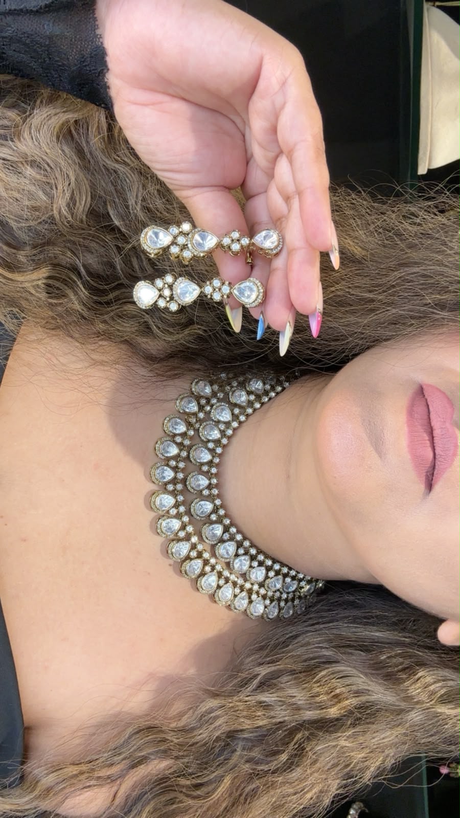 Double Layer Royal Necklace Set
