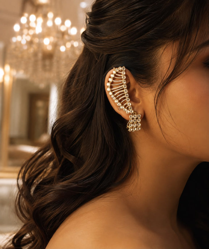 Zaira Polki Ear Cuff