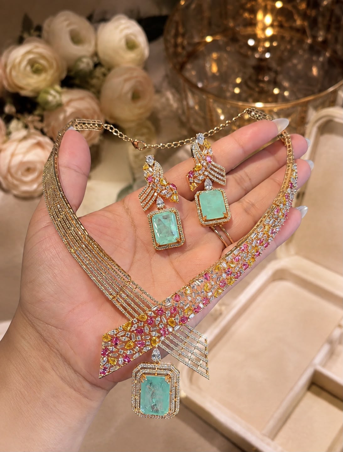 Meherika Luxe Necklace Set