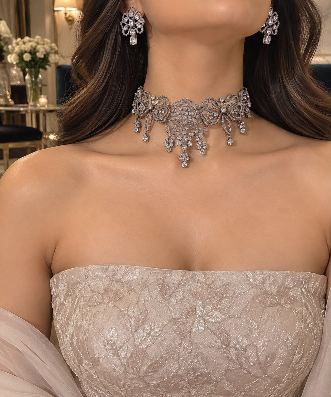 Elisha Luxe Cocktail Choker Set
