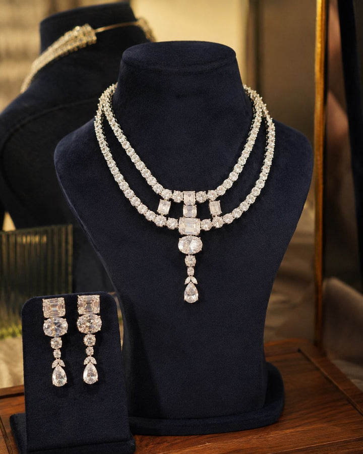 Elysian Diamond Necklace Set