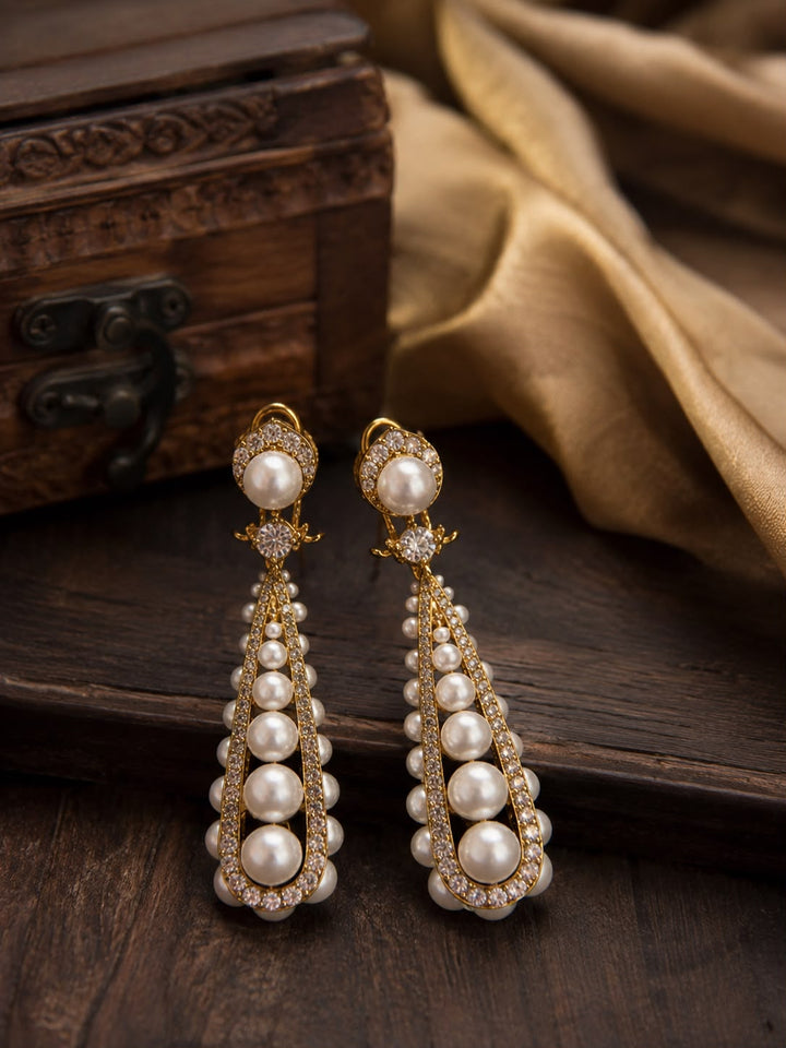 Pearl Grace Drop Earrings