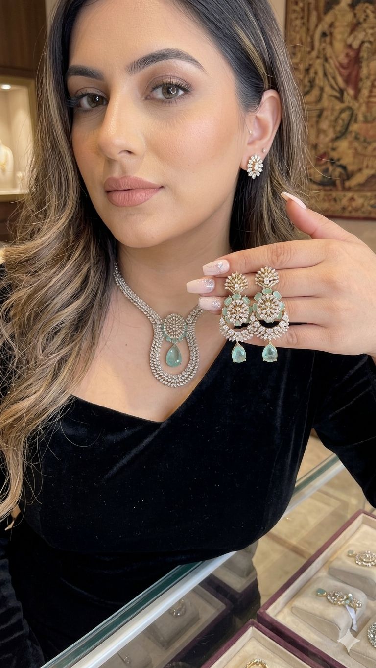 Lumina Mint Necklace Set