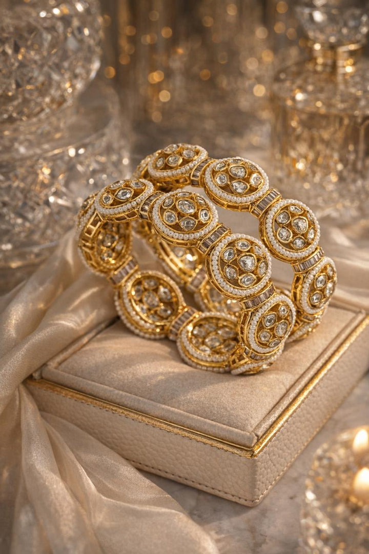 Royal Polki Bloom Bangles