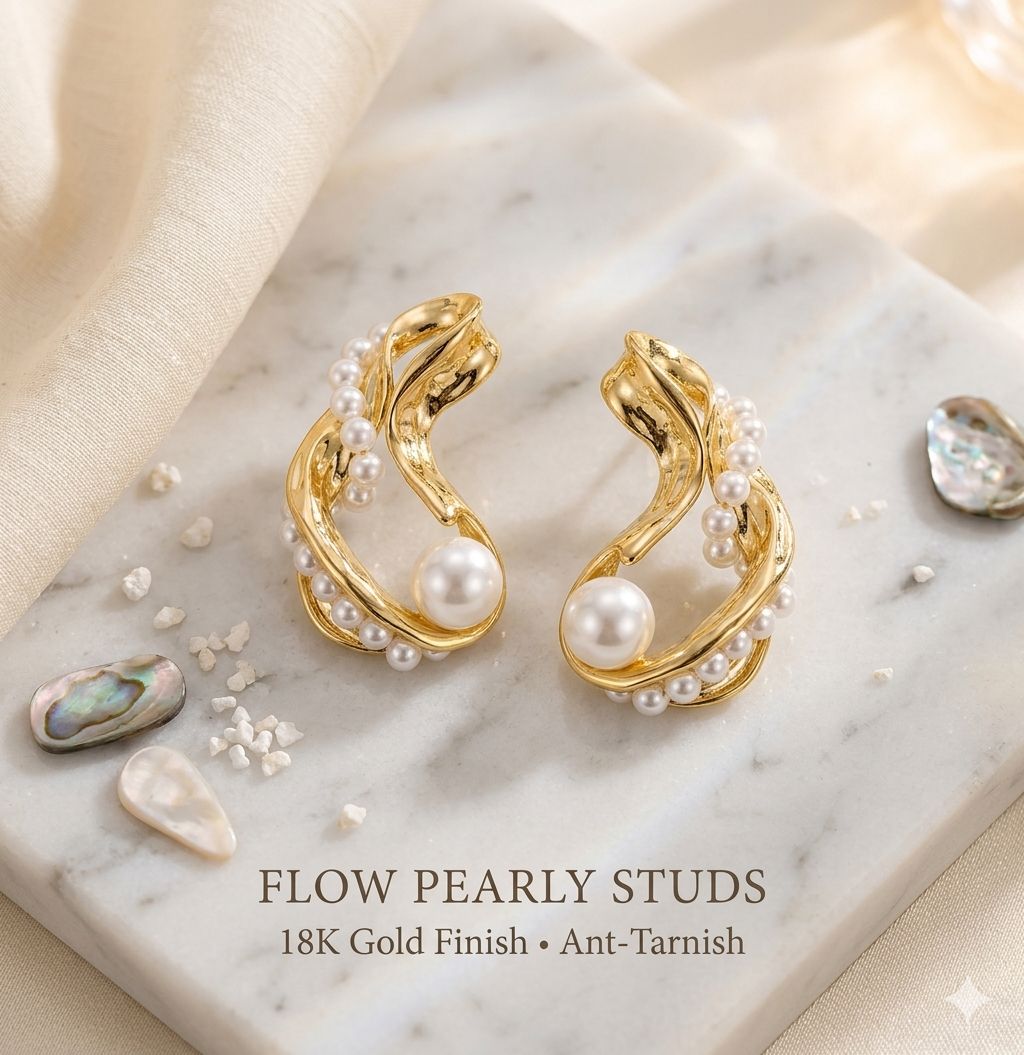 Flow Pearly Studs
