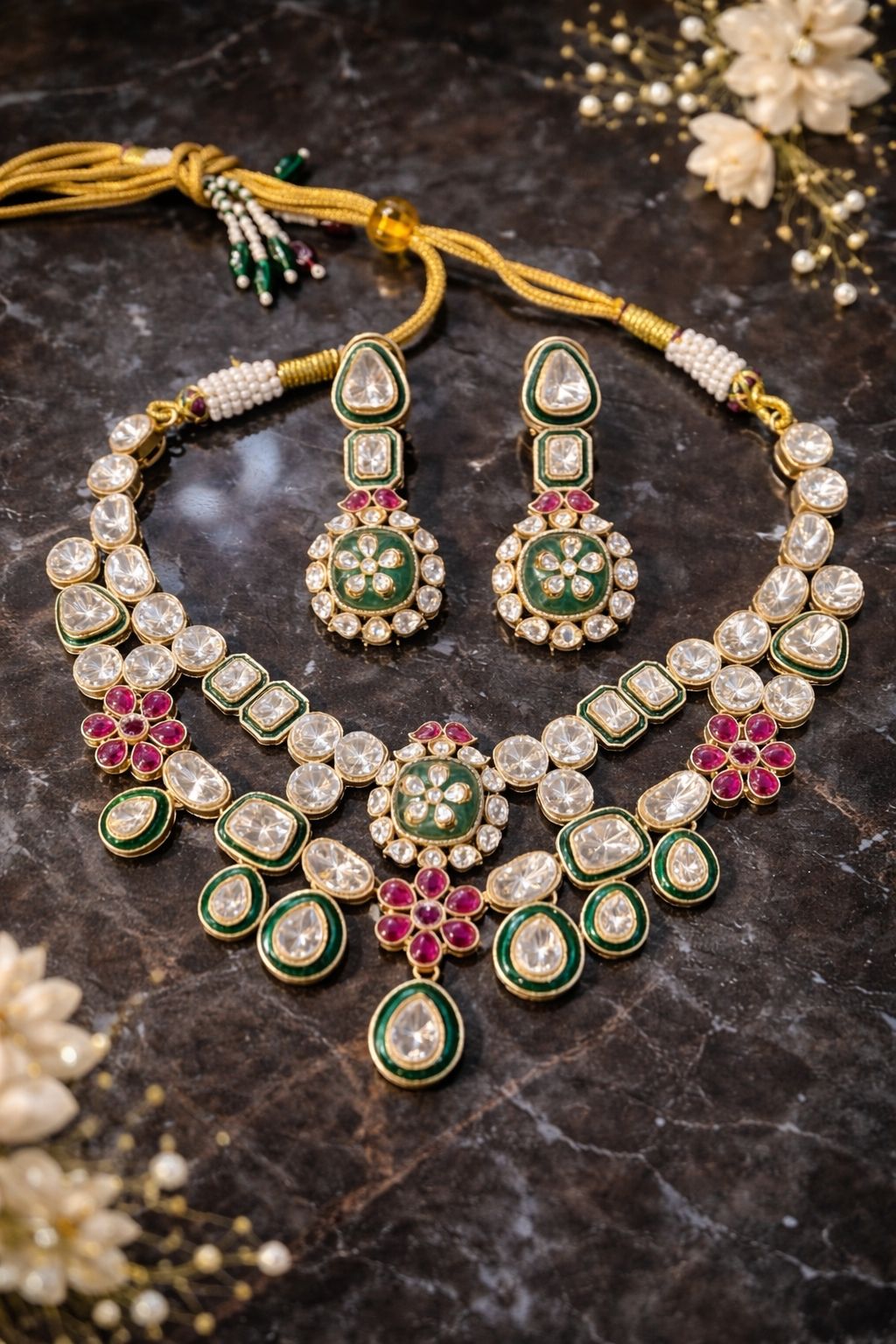 Noor Polki Necklace Set